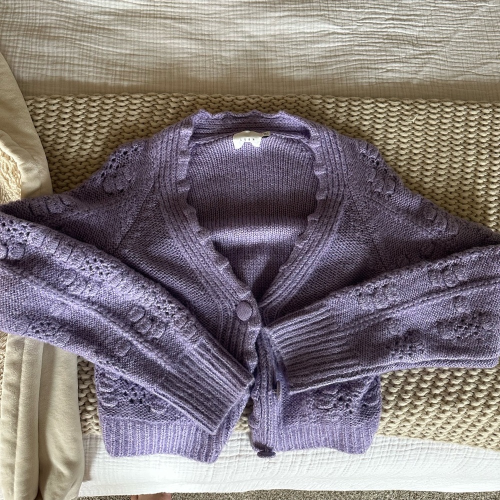 Purple Knit Sweater